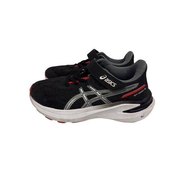 ASICS GT-1000 Boys Sneakers Pre-School Gel Technology Hook Loop Black Size 1 - Picture 5 of 11
